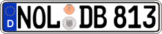 German license plate, Regular plates