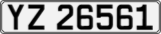 License plate of Norway, Cars