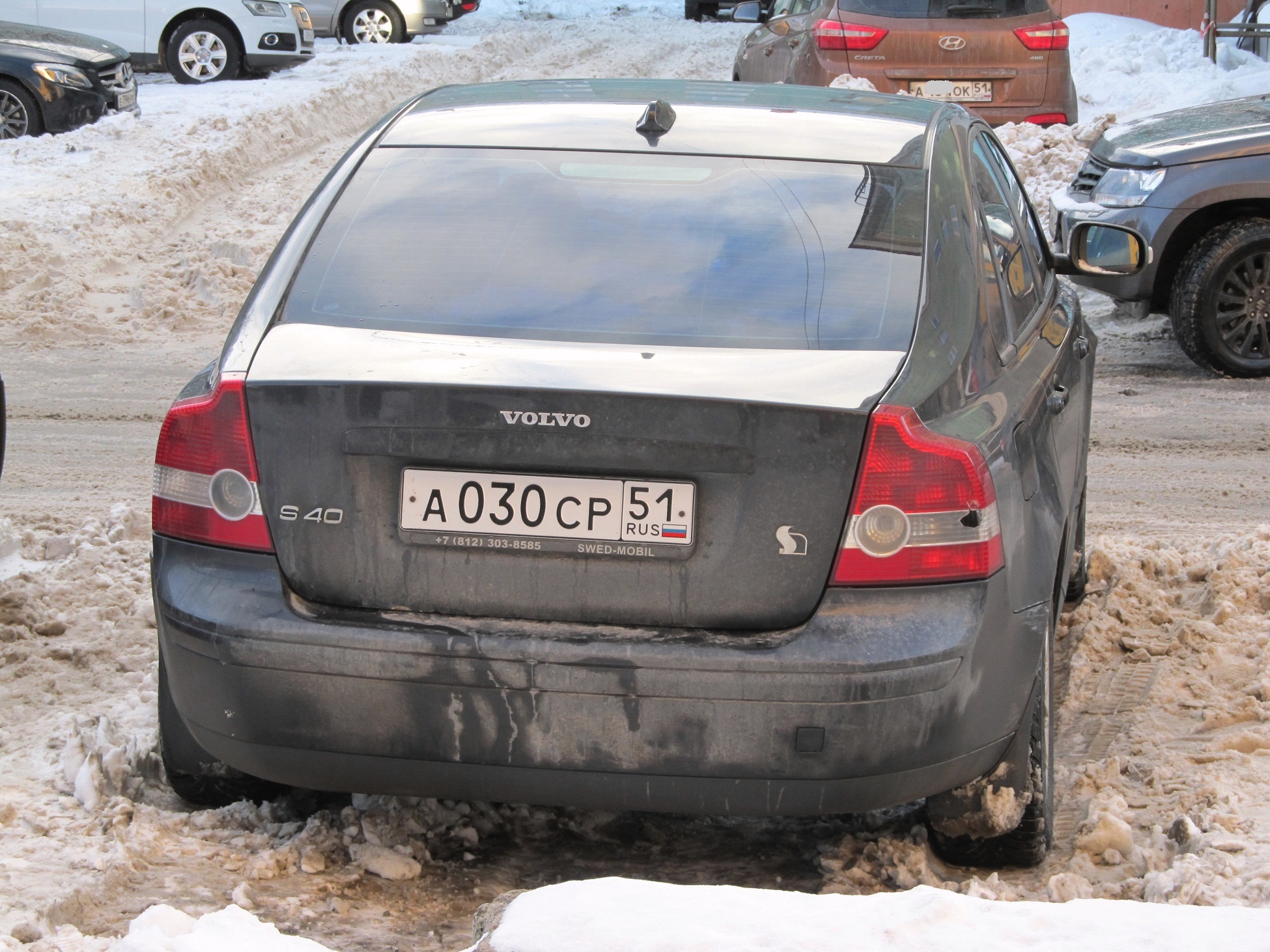 а 030 ср 51, Volvo S40 2nd gen to be resorted