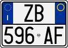 License plate of Italy, Cars (1994 year series)