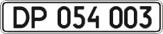License plate Ukraine, Diplomatic