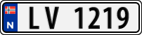 License plate of Norway, Trailers, motorcycles, special vehicles