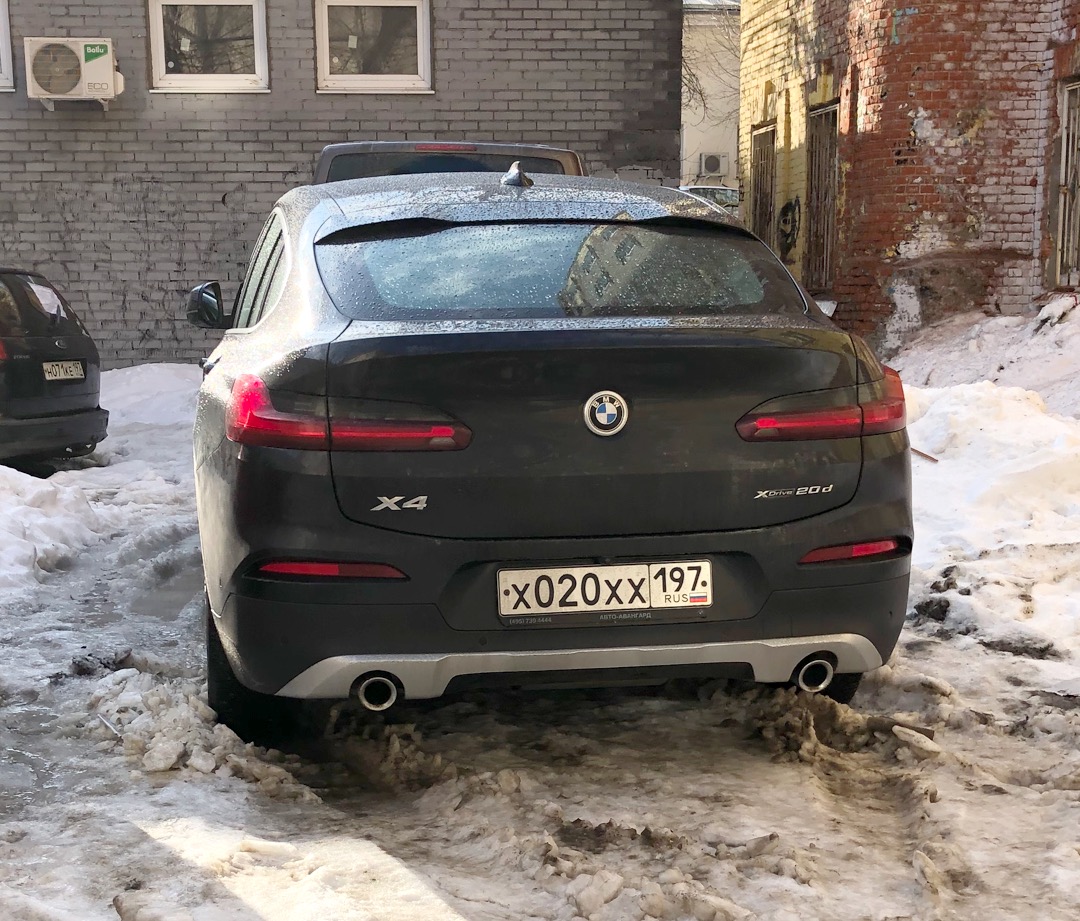 х 020 хх 197, BMW X4 2nd gen (G02), 2018–2021