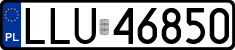 License plates of Poland, Regular car plates