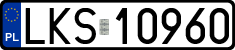 License plates of Poland, Regular car plates