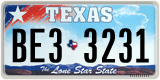 Texas, Regular plates (2009) (АB1-C234)