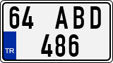 License plate of Turkey, Regular plates