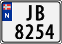 License plate of Norway, Trailers, motorcycles, special vehicles