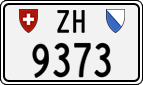 License plate of Switzerland, Cars