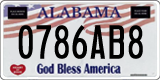 Alabama, God Bless America (1234AB5)