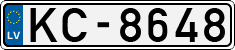 License plate of Latvia, Regular car plates