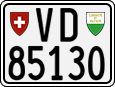 License plate of Switzerland, Motorcycles