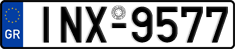 License plate of Greece, Cars