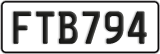 License plate of New Zealand, ABC1(23)