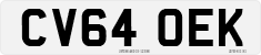 License plate of the United Kingdom, 2001 year system
