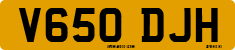 License plate of the United Kingdom, 1983 year system