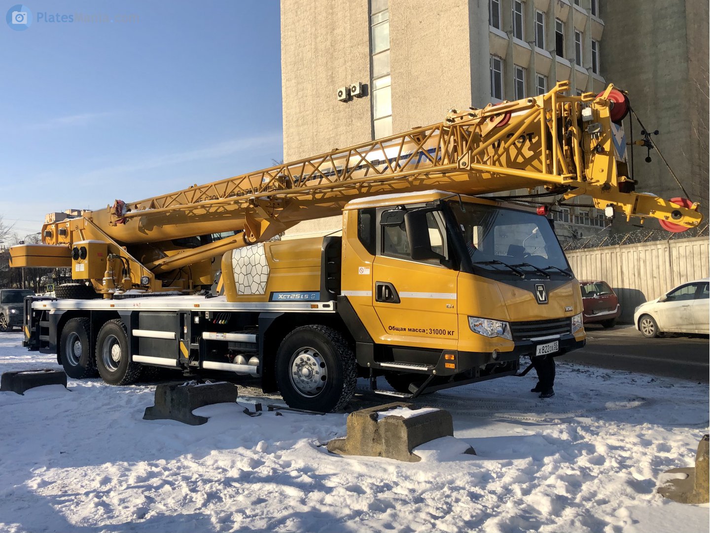 х 822 ох 55, XCMG QY25 