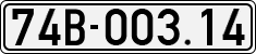 License plate of Vietnam, Cars