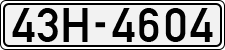 License plate of Vietnam, Cars