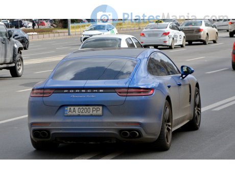 AA 0200 PP, Porsche Panamera