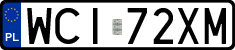 License plates of Poland, Regular car plates