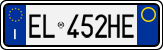 License plate of Italy, Cars (1994 year series)