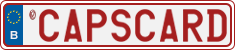 License plate of Belgium, Vanity Plates (2014)