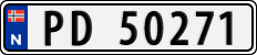License plate of Norway, Cars