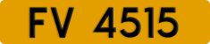 License plate of Hong Kong, AB 1234
