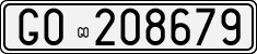 License plate of Italy, Cars (1927 year series)