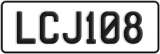 License plate of New Zealand, ABC1(23)