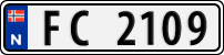 License plate of Norway, Trailers, motorcycles, special vehicles