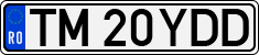 License plate of Romania, Regular plates