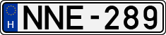 license plates of Hungary, Cars (1990)