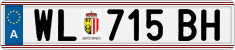 License plate of Austria, Regular plates