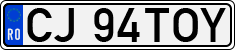 License plate of Romania, Regular plates