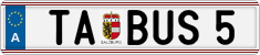 License plate of Austria, Vanity Plates