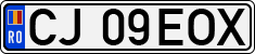 License plate of Romania, Regular plates