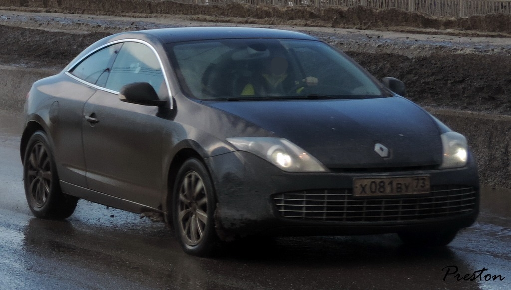 х 081 ву 73, Renault Laguna 3rd gen Coupé (X91), 2008–2015