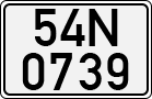 License plate of Vietnam, Cars