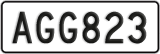 License plate of New Zealand, ABC1(23)