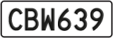 License plate of New Zealand, ABC1(23)