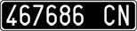 License plate of Italy, Cars (1927 year series)