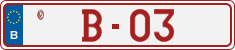 License plate of Belgium, Vanity Plates (2014)