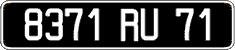 French license plate, FNI