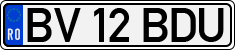 License plate of Romania, Regular plates