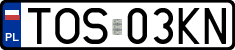 License plates of Poland, Regular car plates