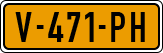 License plate of the Netherlands, Light Commercial Vehicles (1994 system)