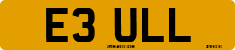 License plate of the United Kingdom, 1983 year system