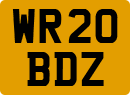 License plate of the United Kingdom, 2001 year system